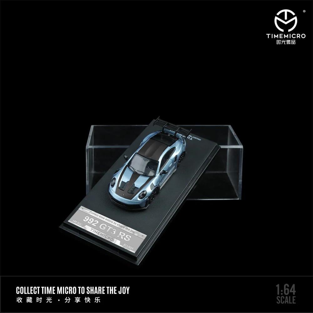 1/64 Porsche 992 GT3 RS Glacier Blue - Time Micro
