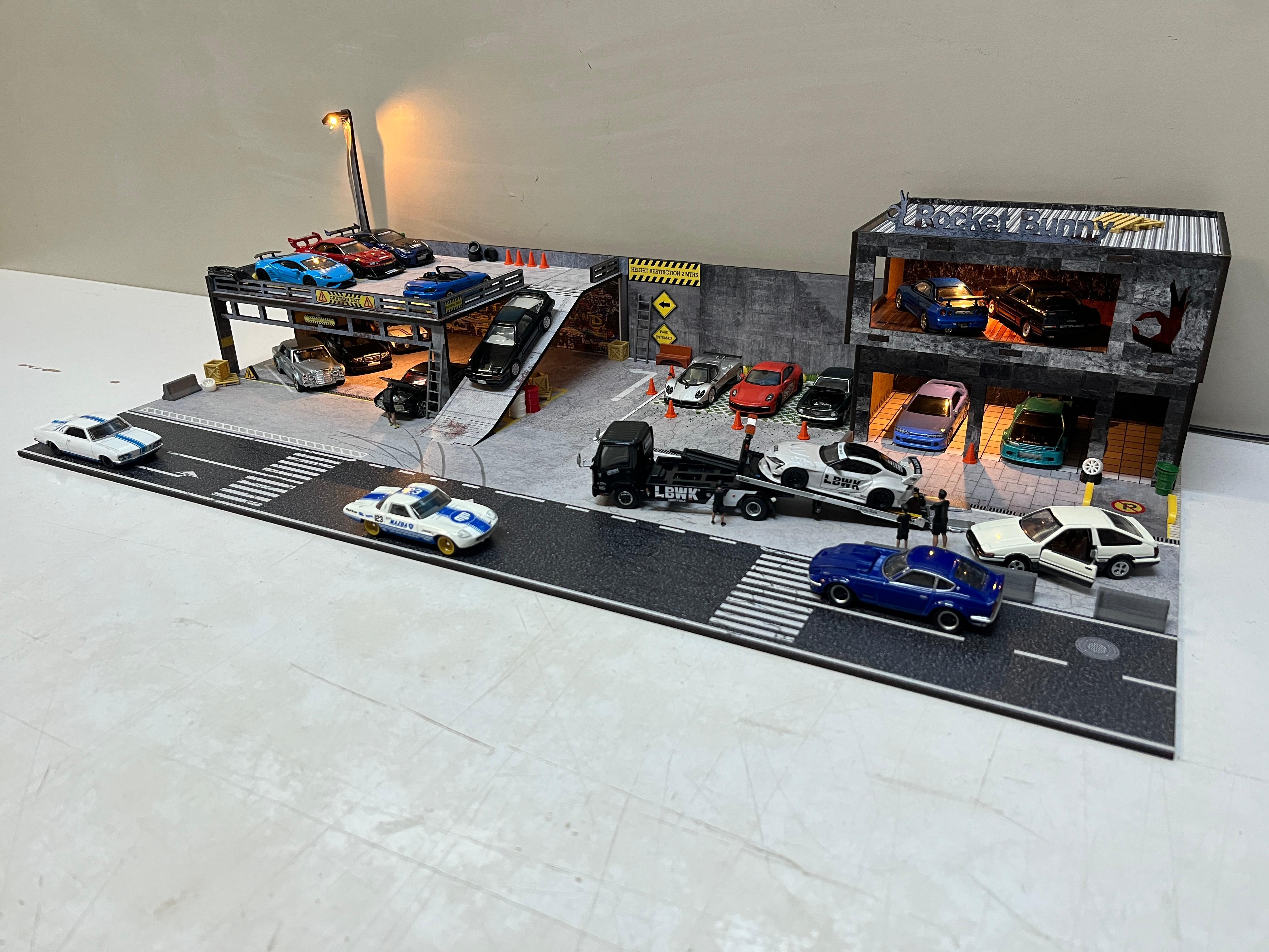 1/64 Rocket Bunny Garage Diorama