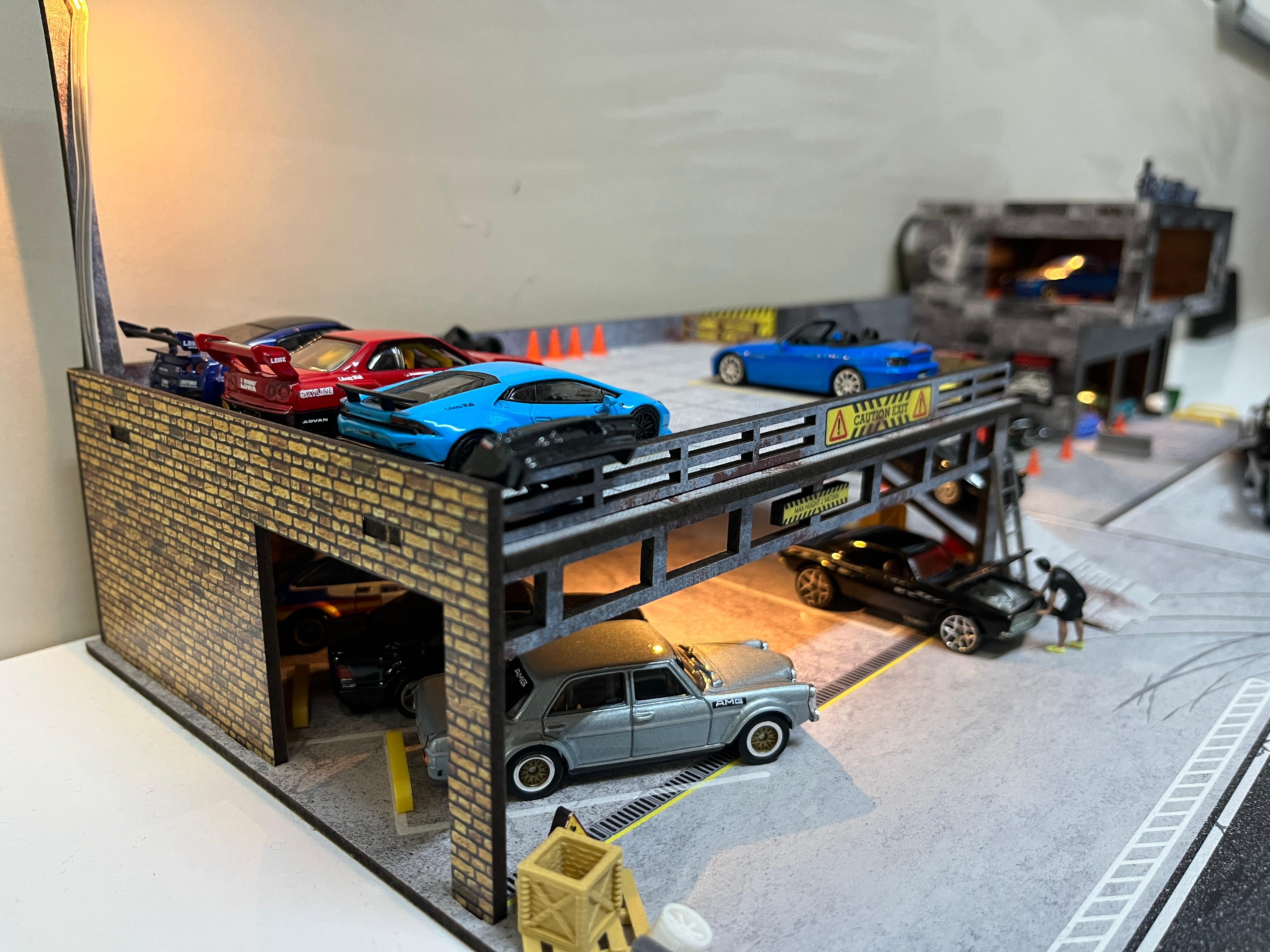 1/64 Rocket Bunny Garage Diorama