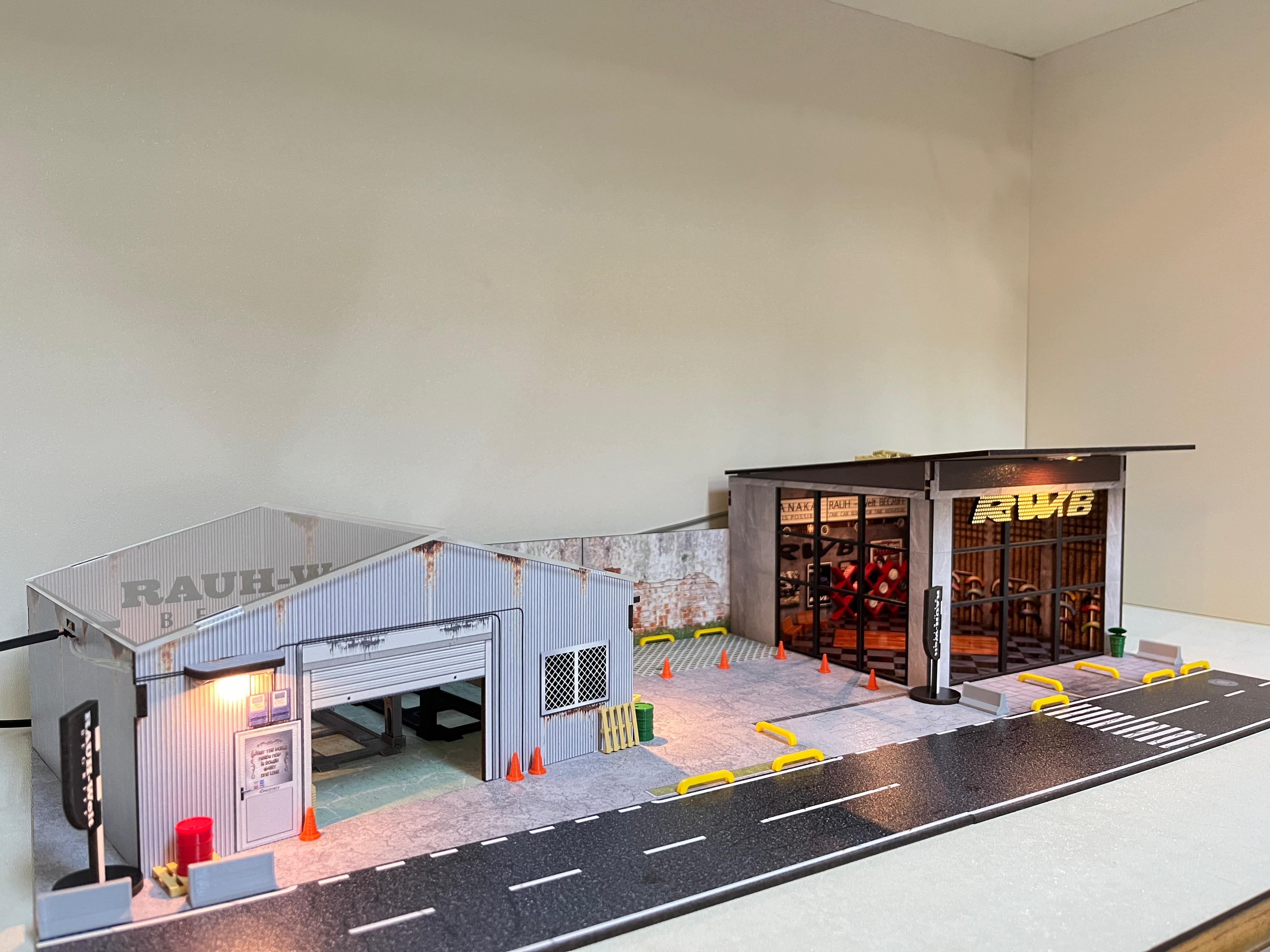 1/64 RWB Garage Diorama