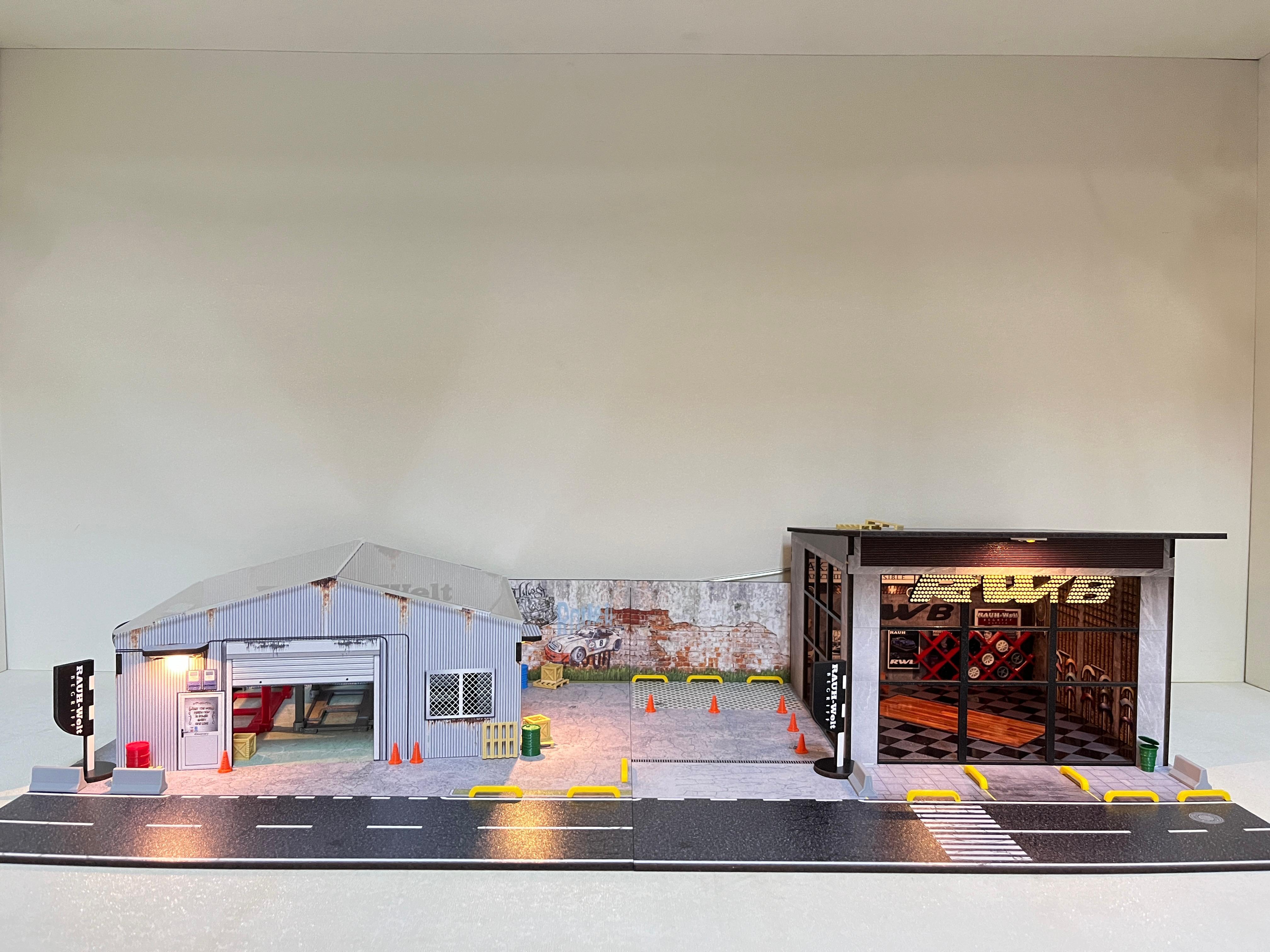 1/64 RWB Garage Diorama