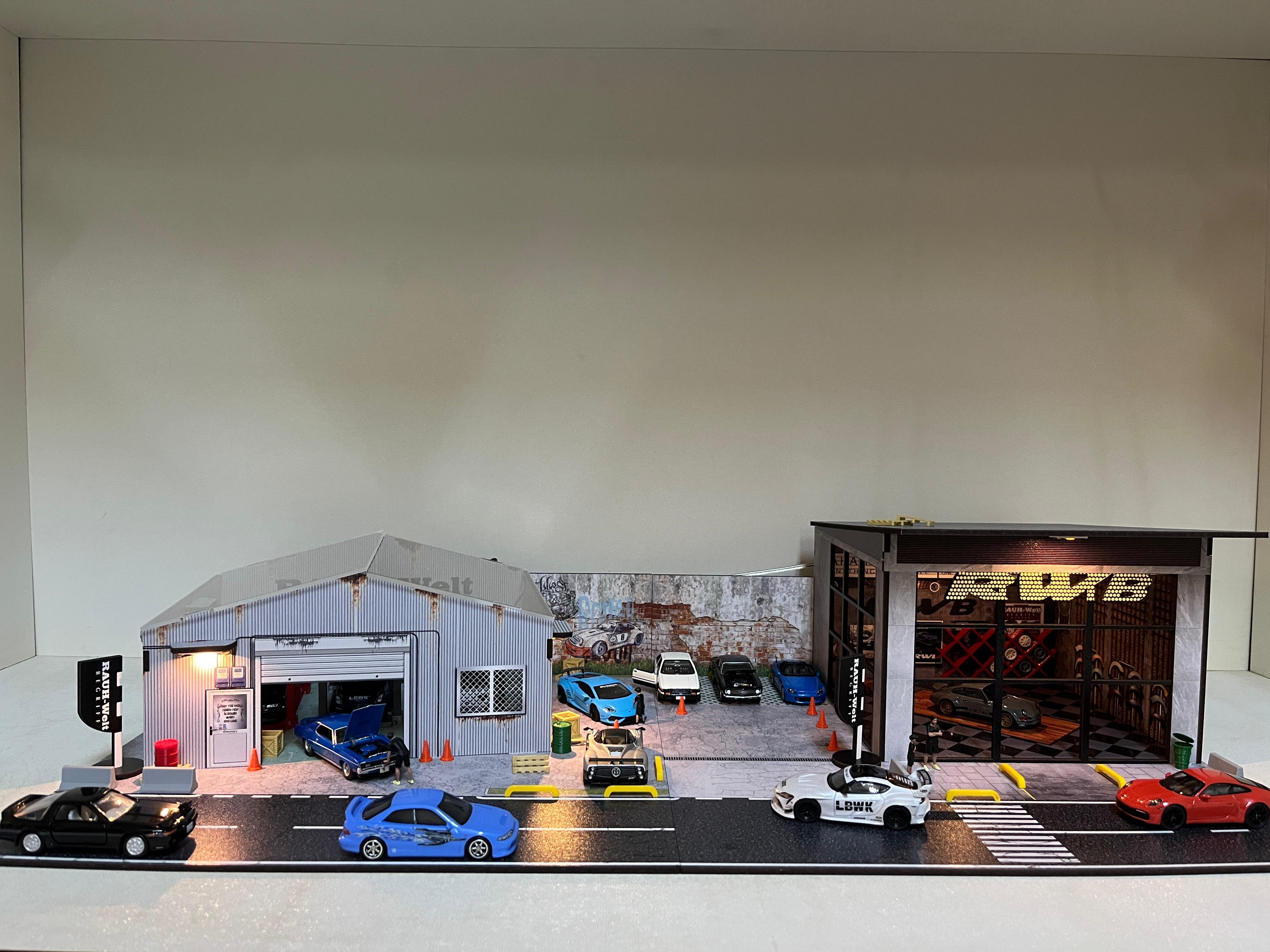 1/64 RWB Garage Diorama