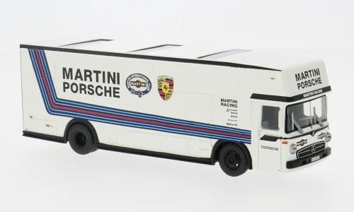 1/64 SCHUCO Mercedes Benz 0317 Martini Porsche Transporter