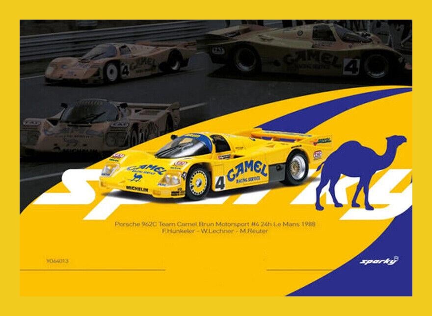 1/64 Sparky Porsche 962C Team Camel Brun Motorsport
