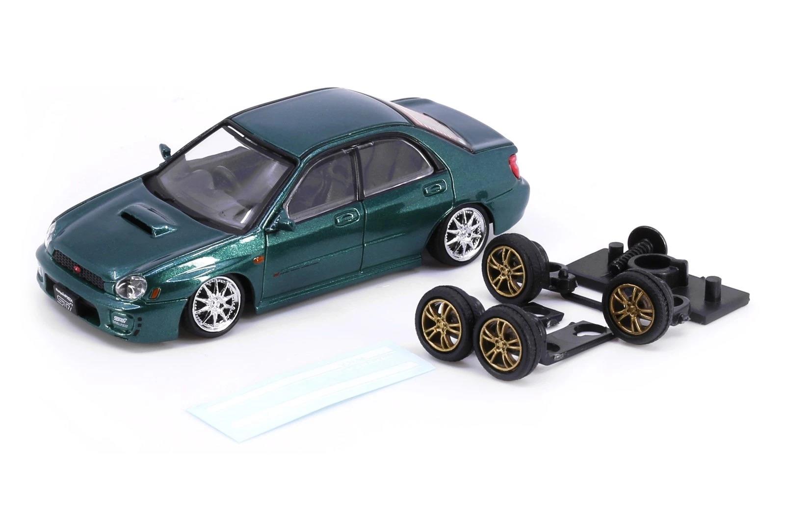 1/64 Subaru 2001 Impreza WRX STi Green - BMC
