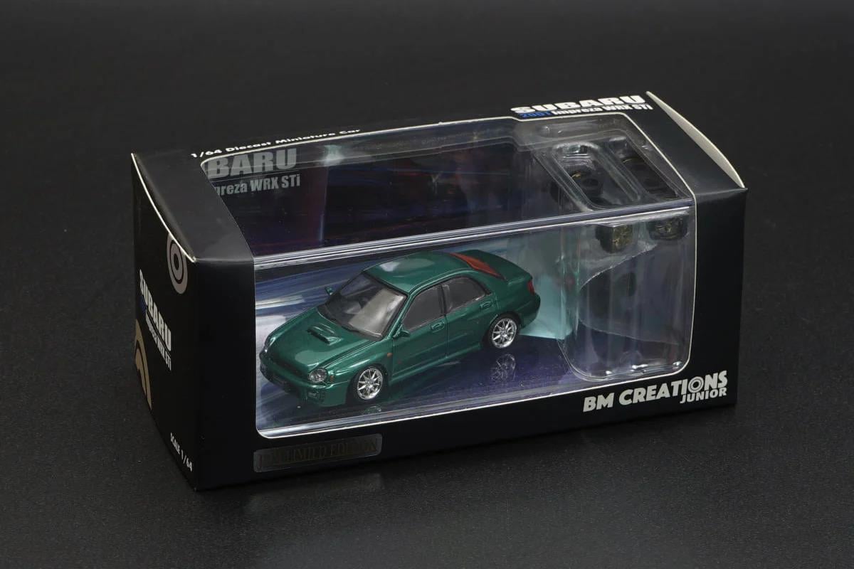1/64 Subaru 2001 Impreza WRX STi Green - BMC