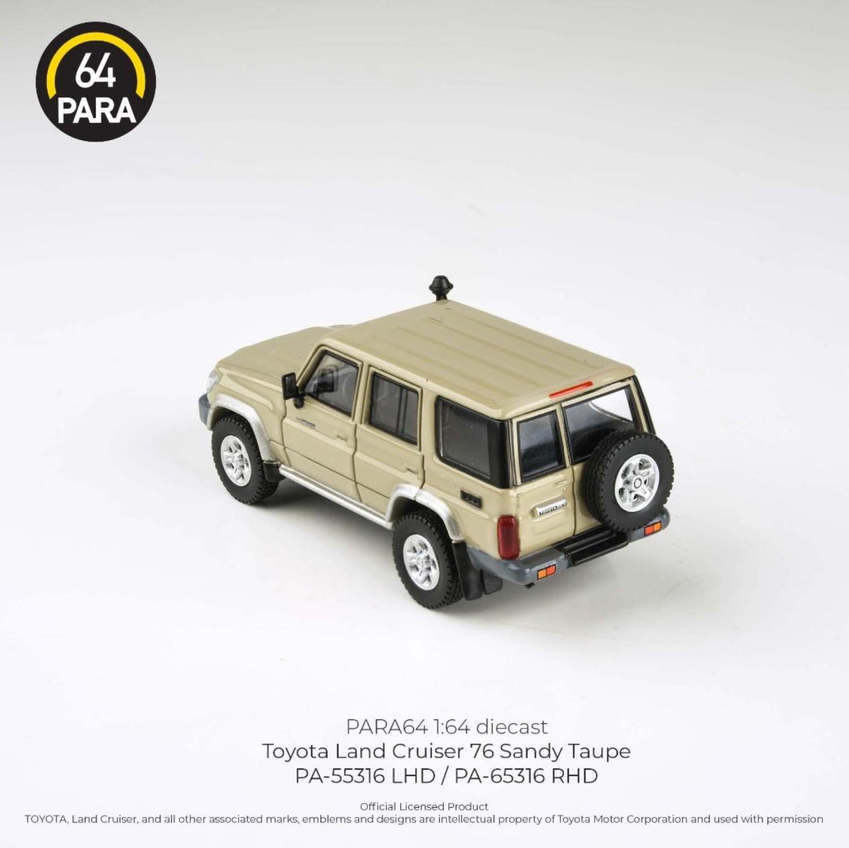1/64 Toyota Land Cruiser 1976 LHD Sandy Taupe (Para64)