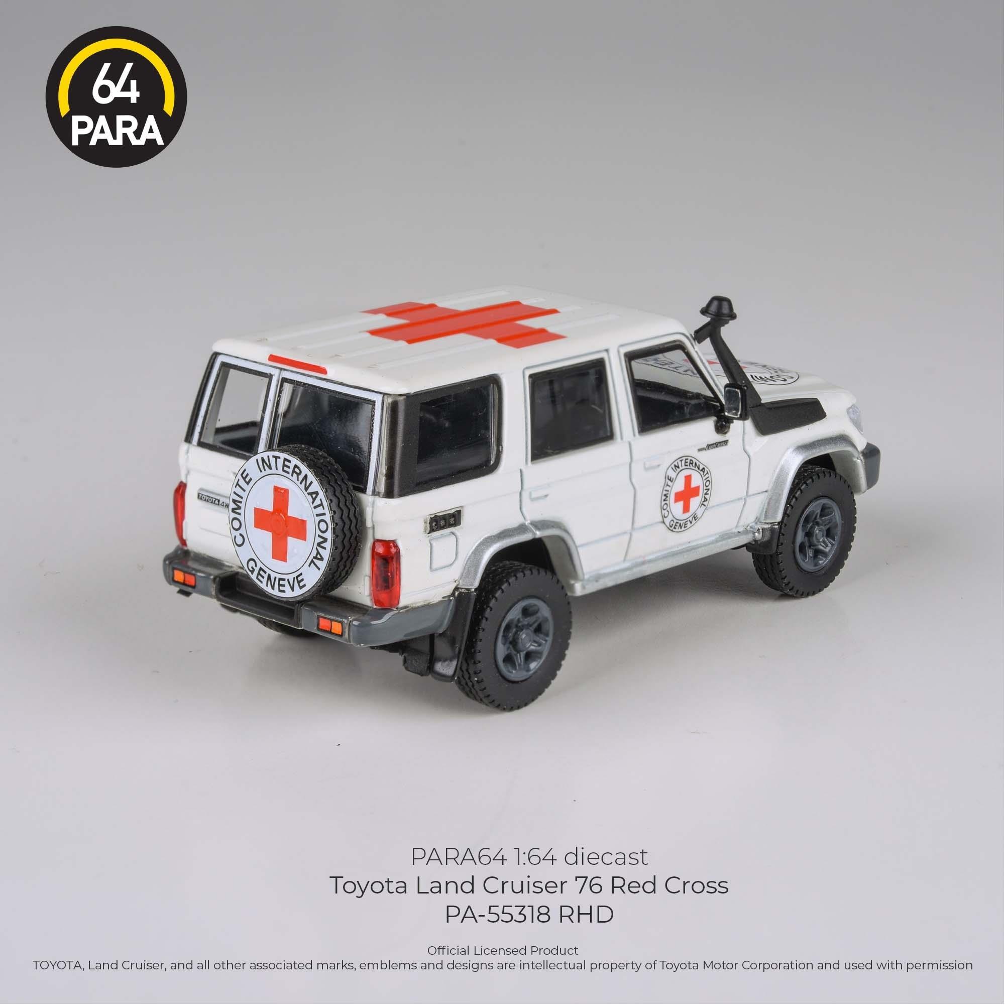 1/64 Toyota Land Cruiser 2014 Red Cross (Para64)