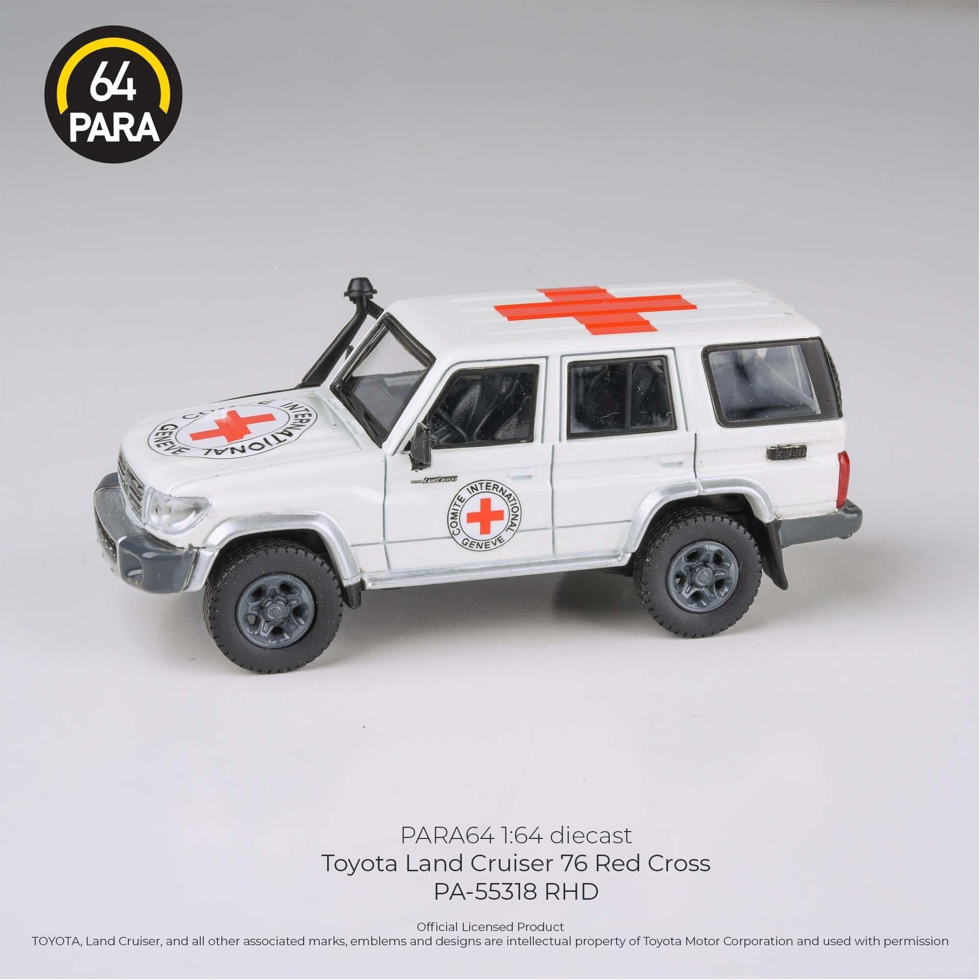 1/64 Toyota Land Cruiser 2014 Red Cross (Para64)