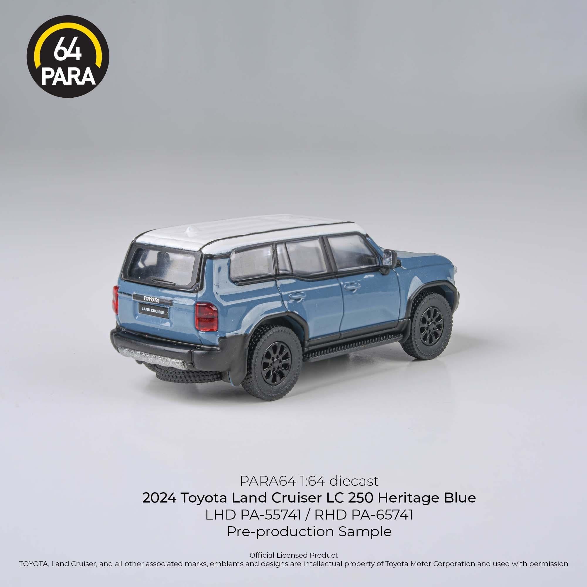 1/64 Toyota Land Cruiser 2024 Blue (Para64)