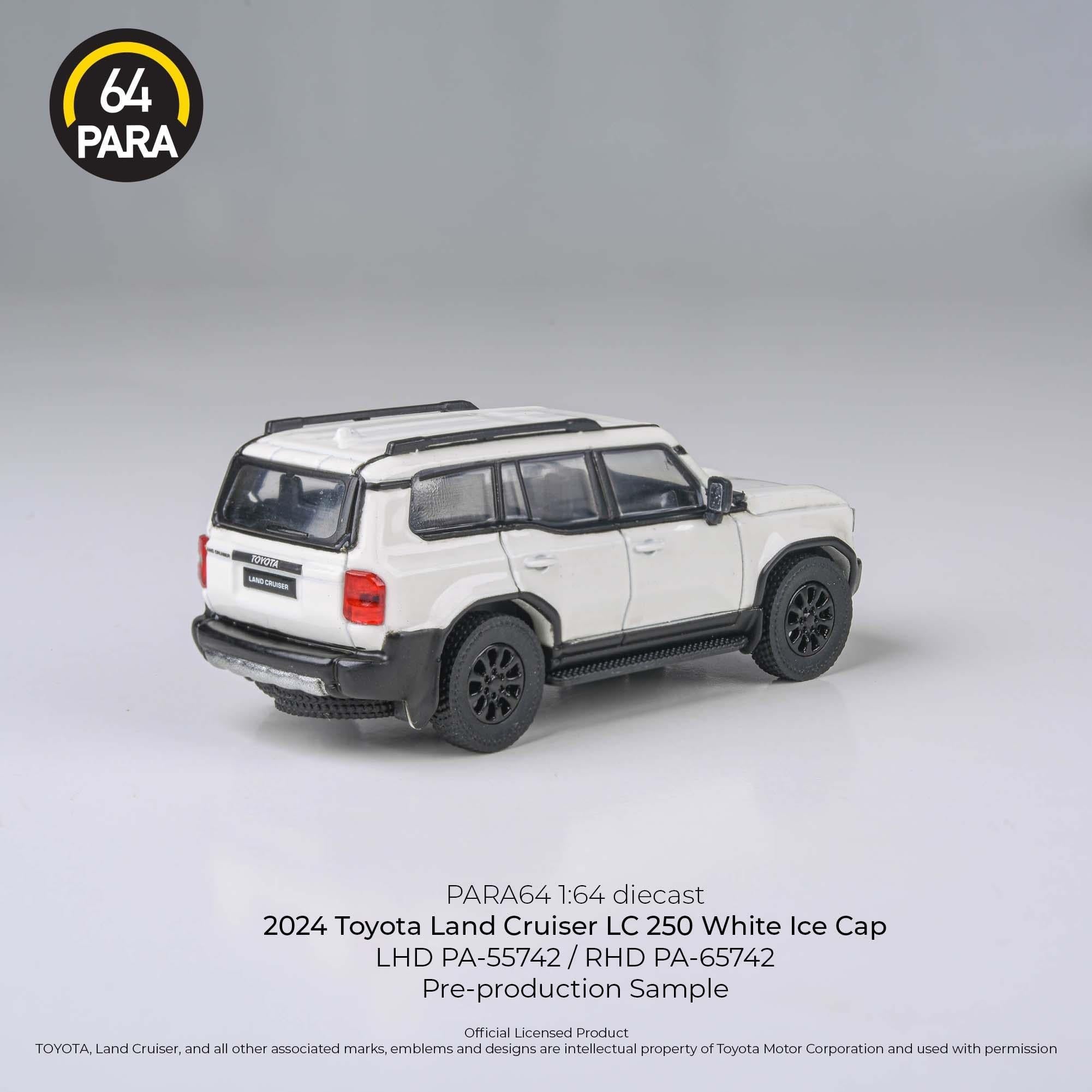 1/64 Toyota Land Cruiser 2024 White (Para64)
