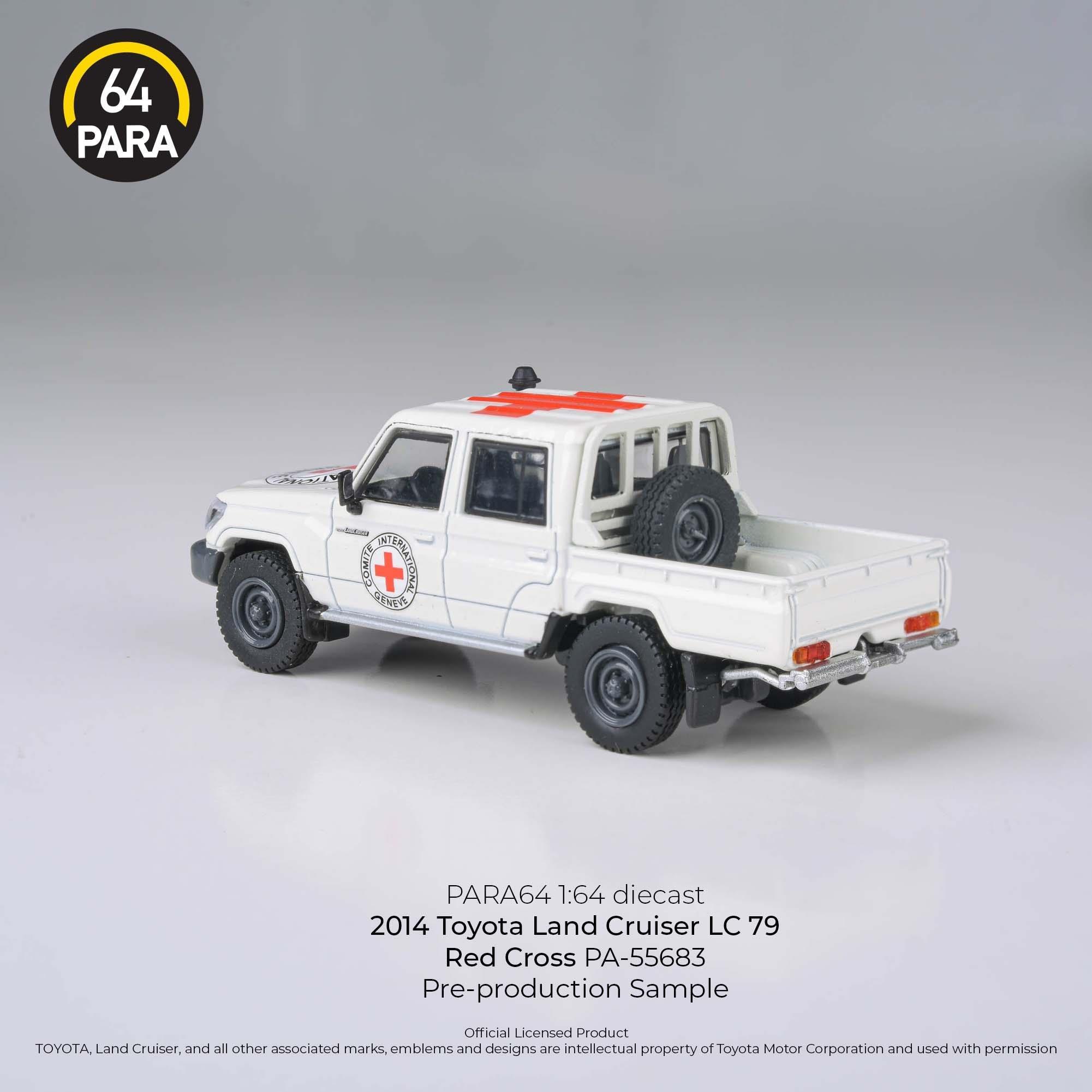 1/64 Toyota Land Cruiser Double Cab Red Cross (Para64)