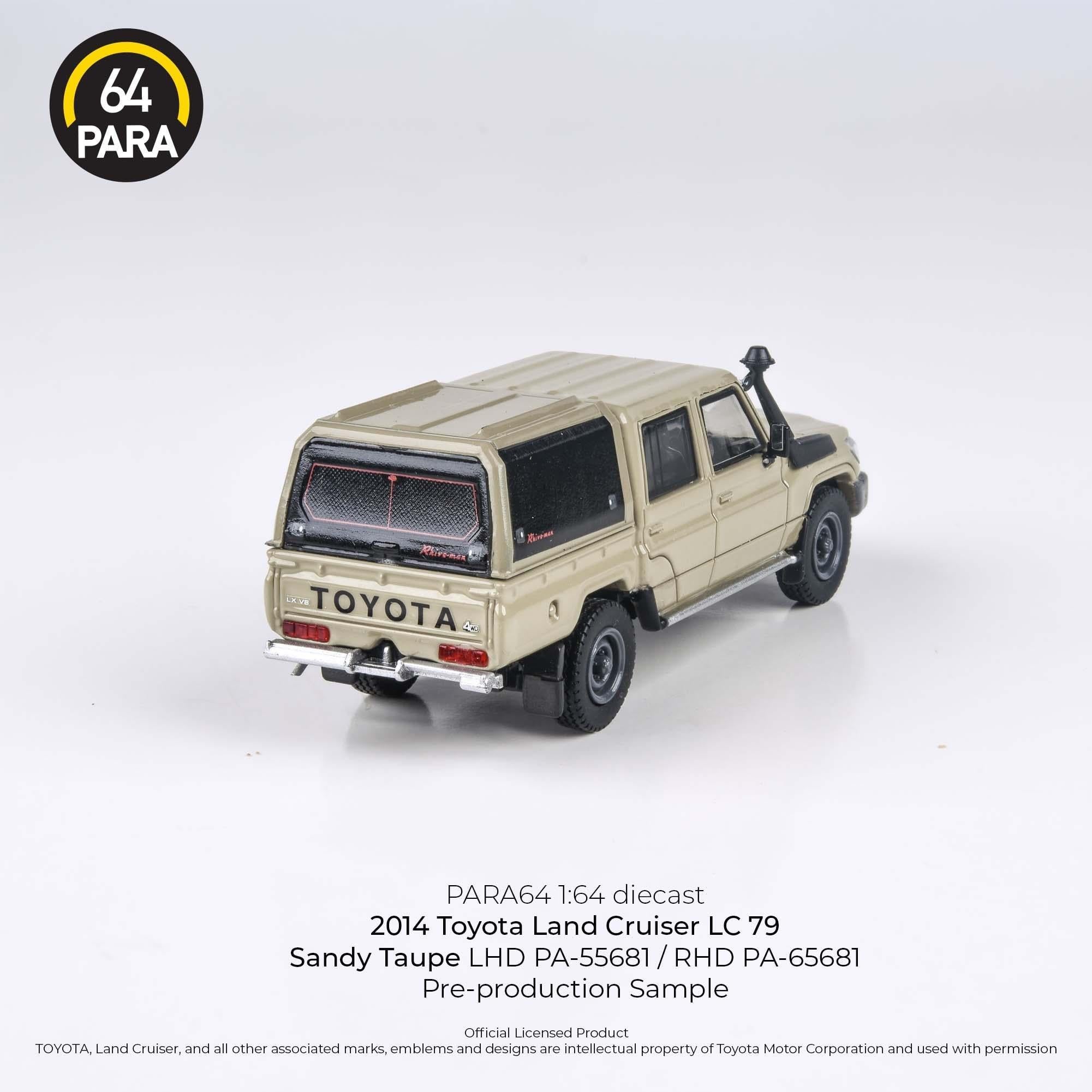 1/64 Toyota Land Cruiser Double Closed Cab (Para64) 