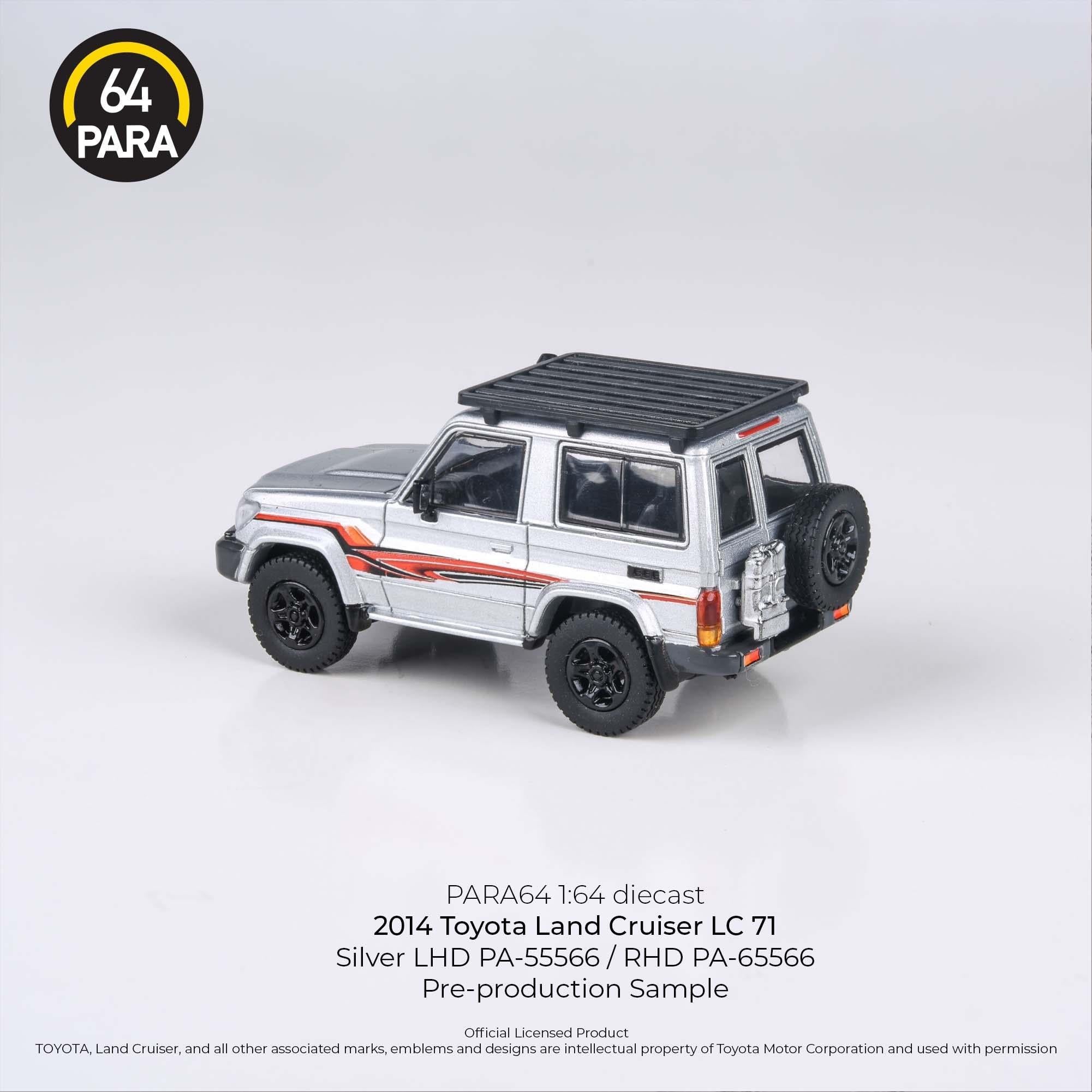 1/64 Toyota Land Cruiser Short Wheel Base Grey (Para64)