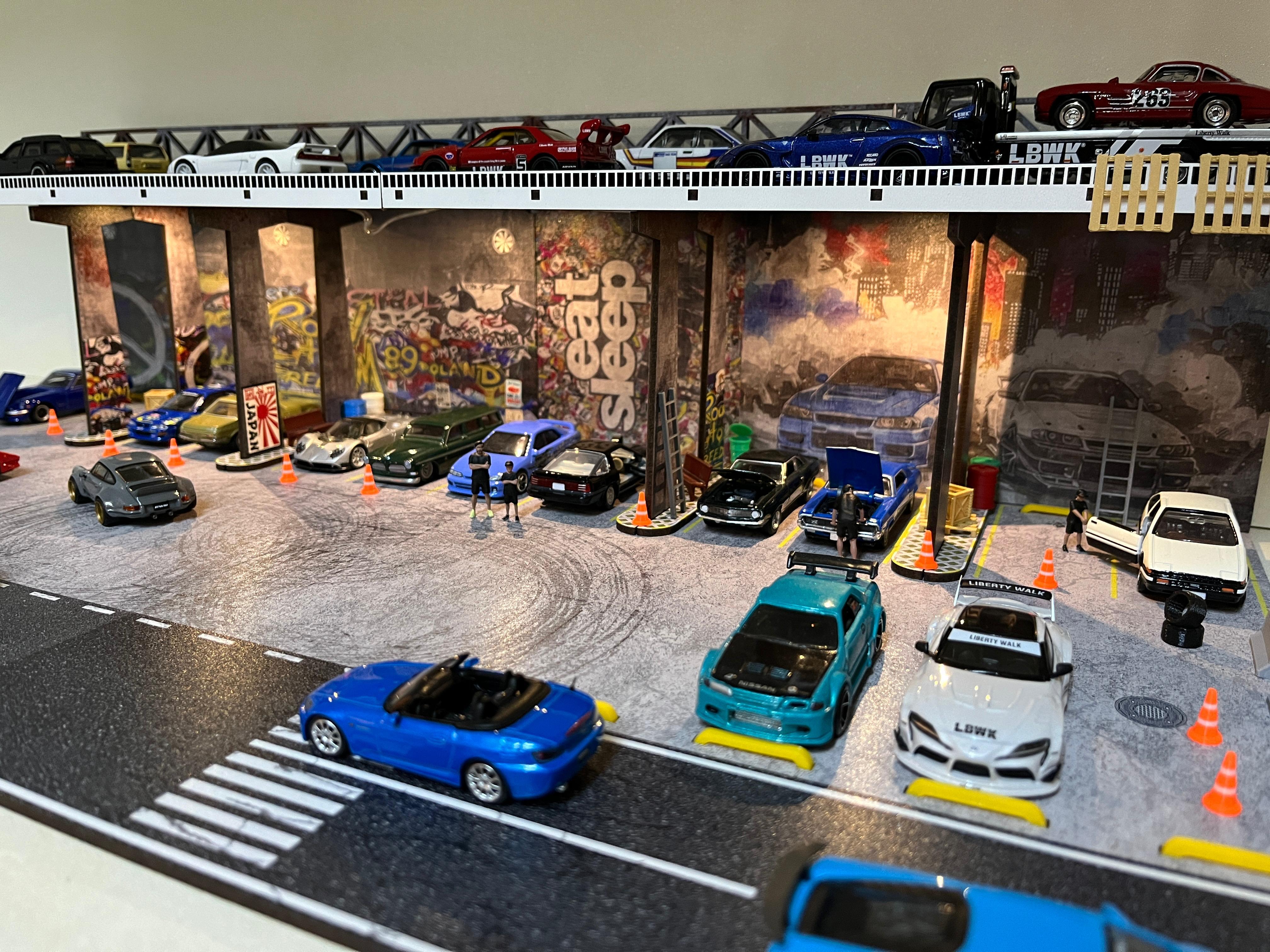 1/64 Underground Garage Diorama