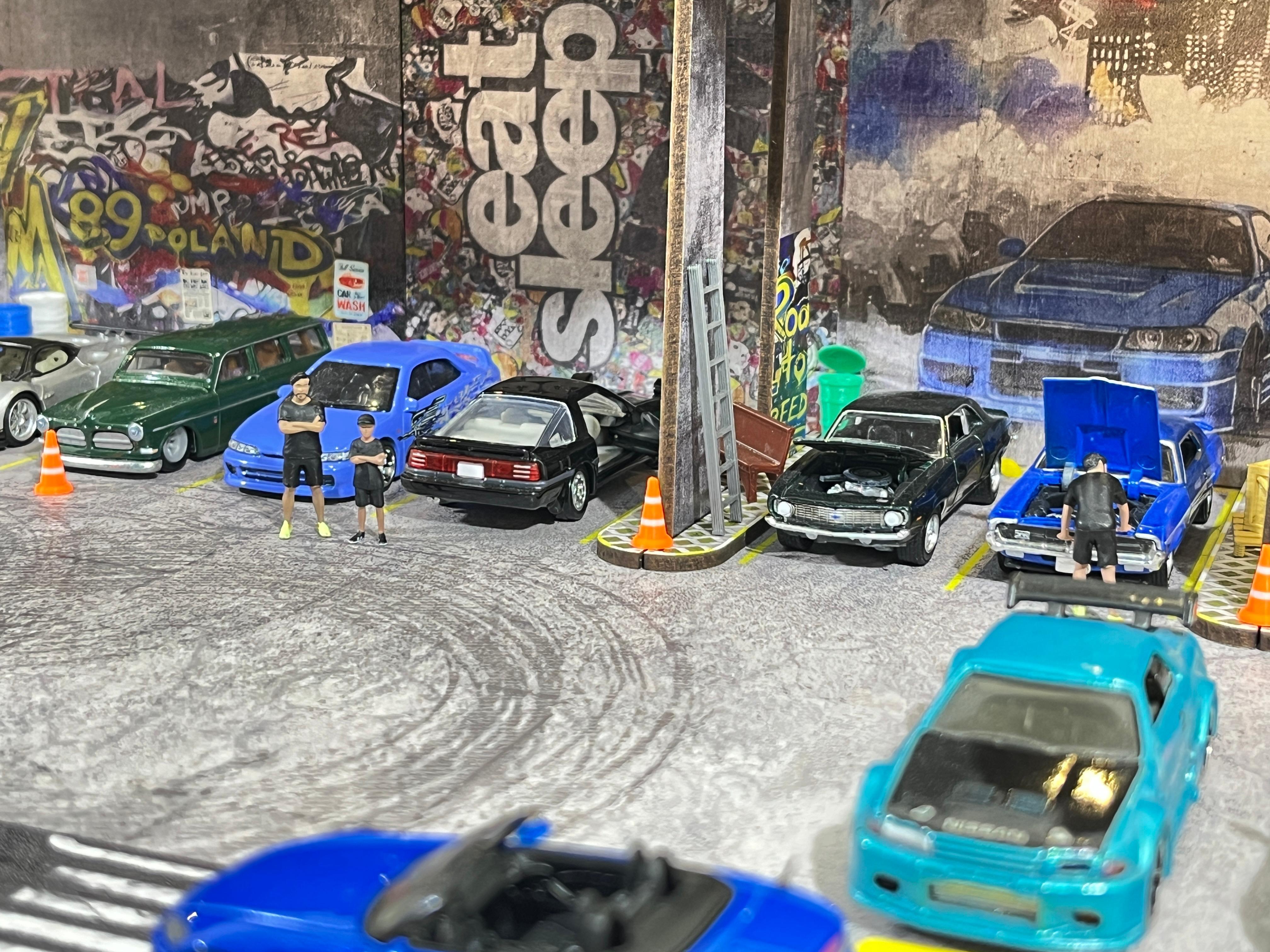 1/64 Underground Garage Diorama