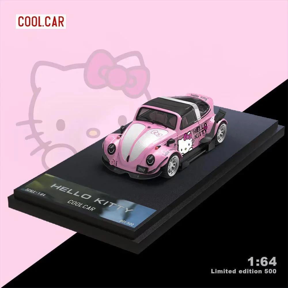 1/64 Volkswagen Beetle Hello Kitty Light Pink - COOL CAR