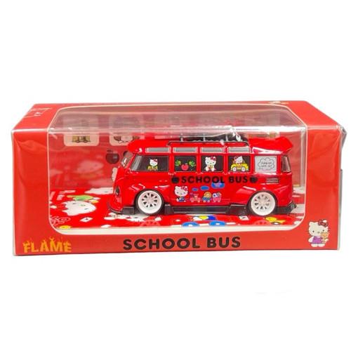 1/64 Volkwagen T1 Bus HELLO KITTY (Flame Model)