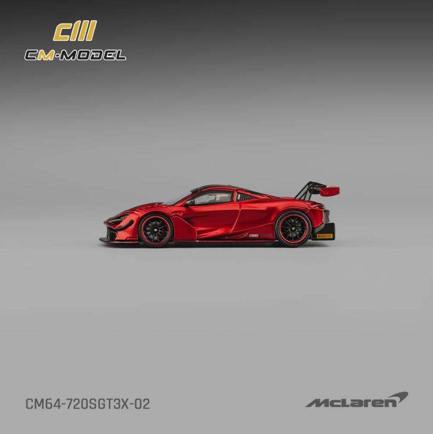 CM Model McLaren 720s GT3X Metallic Red