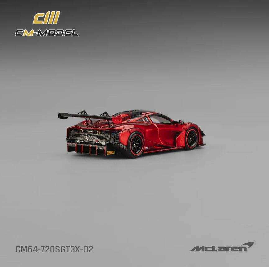 CM Model McLaren 720s GT3X Metallic Red