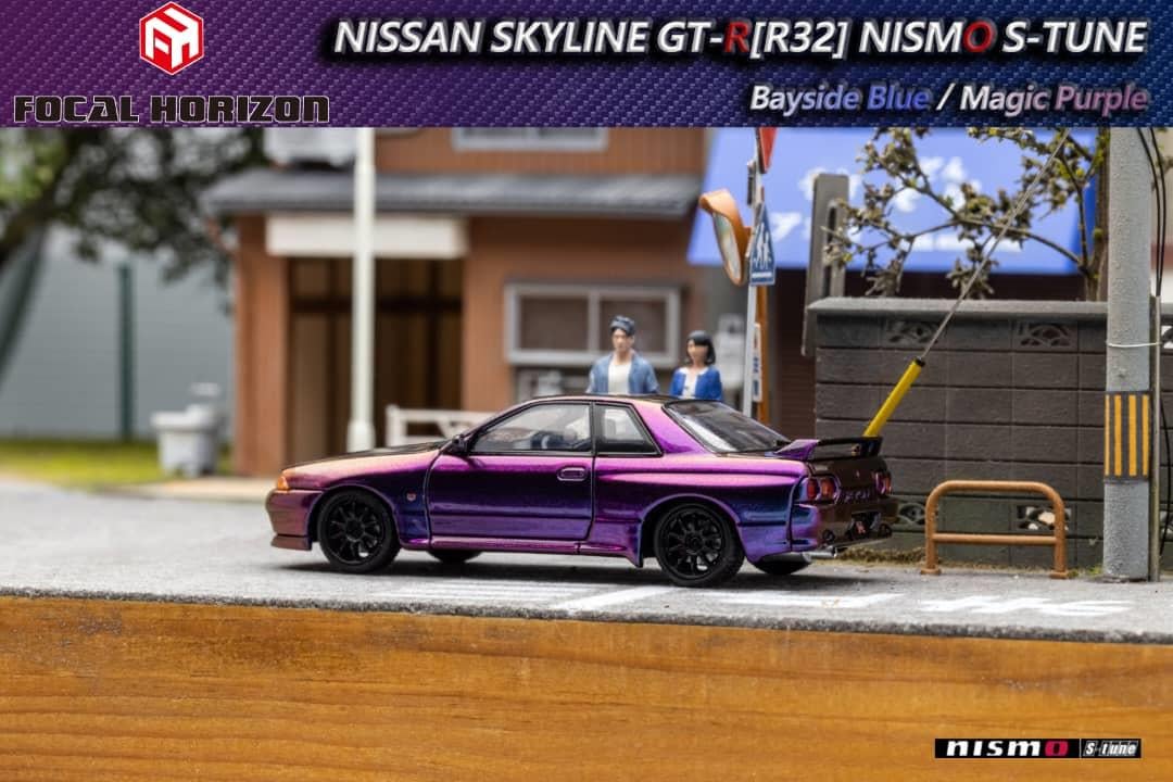 Focal Horizon 1/64 Nissan GT-R R32 Purple