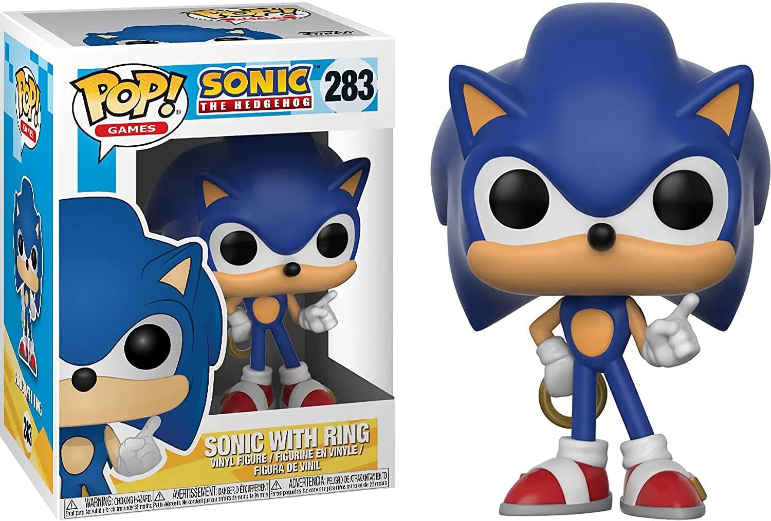 FUNKO POP 283 SONIC with Ring