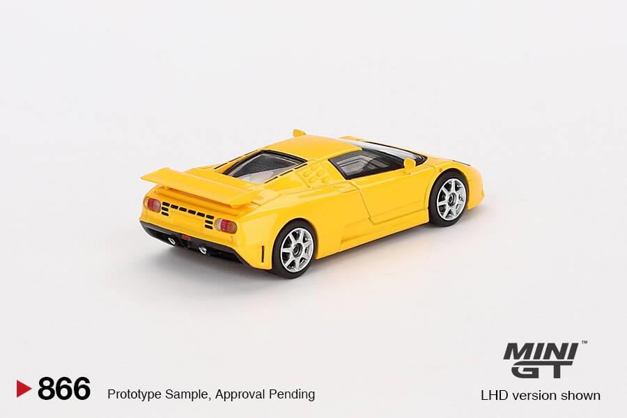 Mini GT 1/64 Bugatti EB110 Super Sport Giallo Bugatti