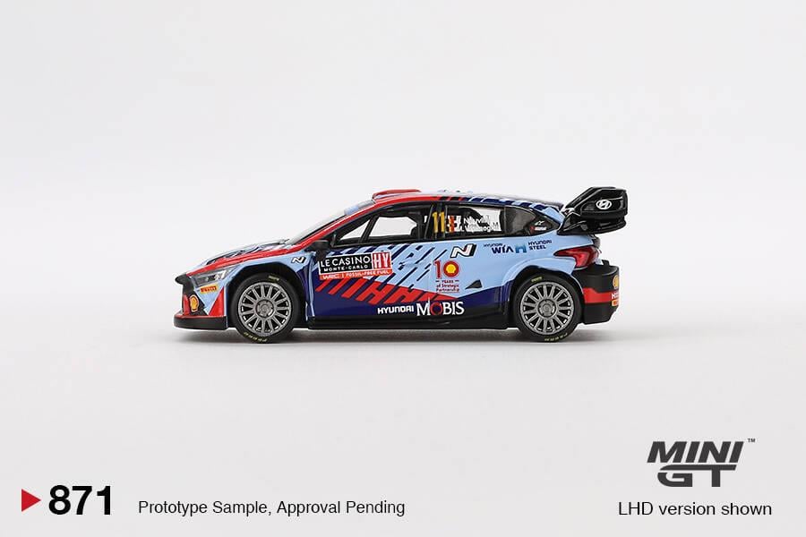 Mini GT 1/64 Hyundai i20 N Rally1 Hybrid 2024 Rallye Monte-Carlo Winner