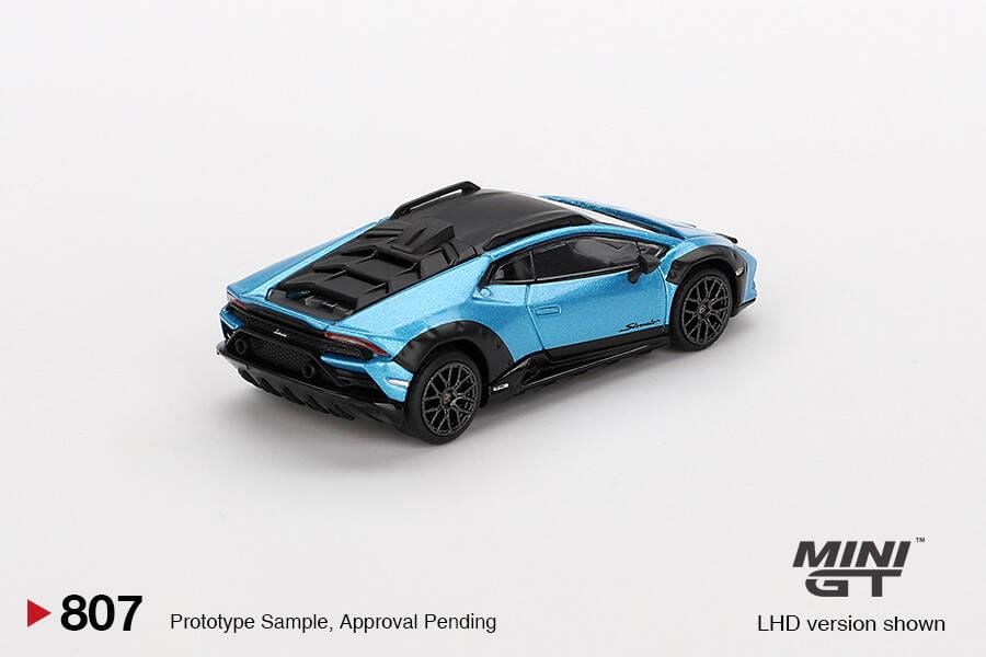 Mini GT 1/64 Lamborghini Huracán Sterrato Blu Aegir - Blister Paket
