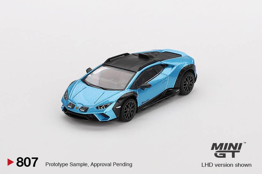 Mini GT 1/64 Lamborghini Huracán Sterrato Blu Aegir - Blister Paket