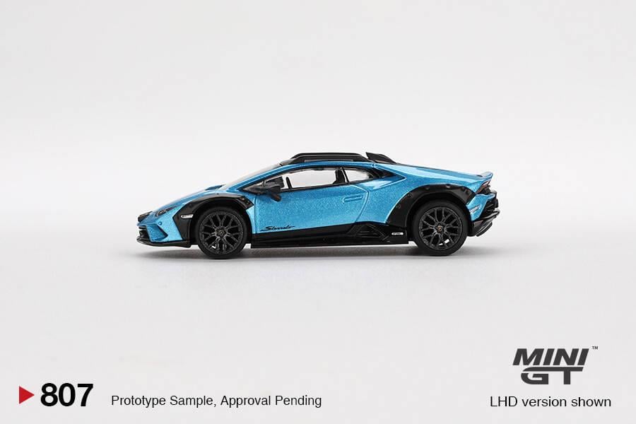 Mini GT 1/64 Lamborghini Huracán Sterrato Blu Aegir - Blister Paket