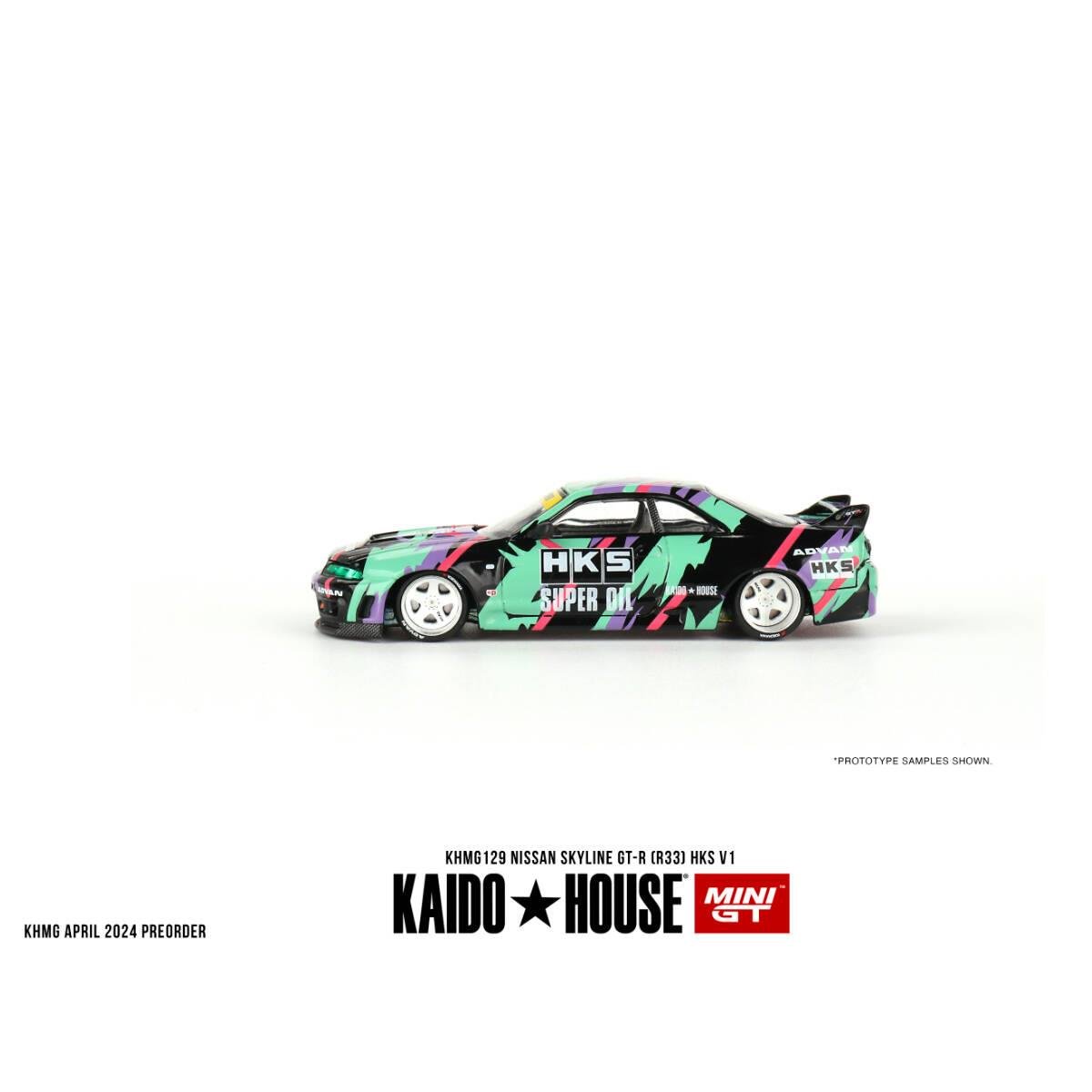 Mini GT 1/64 Nissan Skyline GT-R (R33) HKS V1