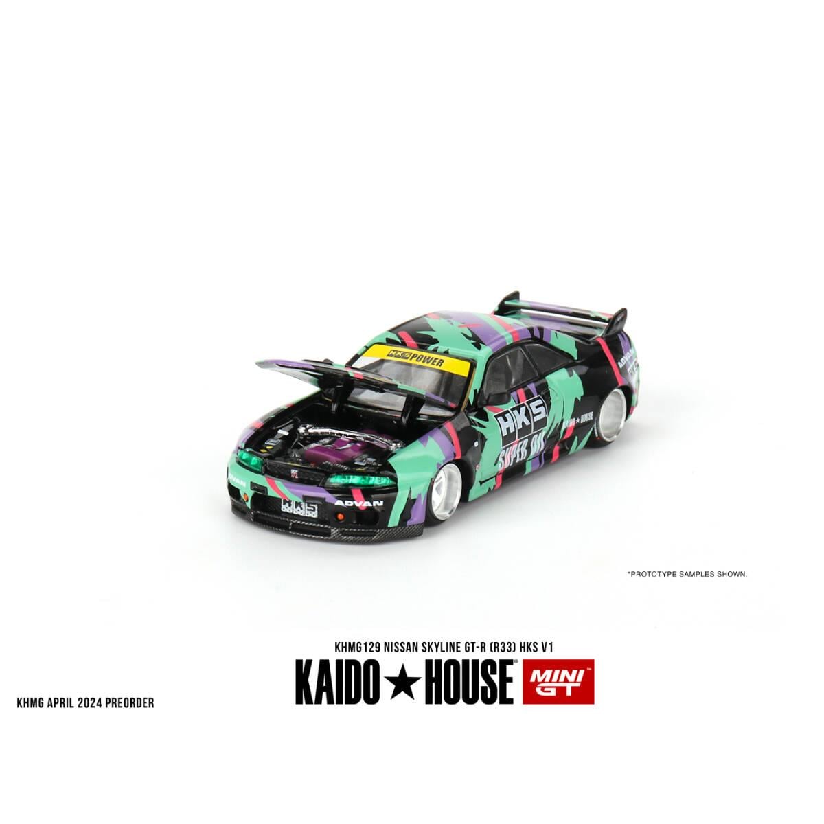 Mini GT 1/64 Nissan Skyline GT-R (R33) HKS V1