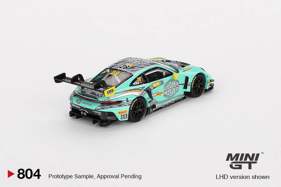 Mini GT 1/64 Porsche 911 GT3 R HubAuto Racing 2023 FIA GT World Cup 70th Macau Grand Prix