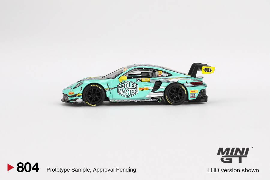 Mini GT 1/64 Porsche 911 GT3 R HubAuto Racing 2023 FIA GT World Cup 70th Macau Grand Prix