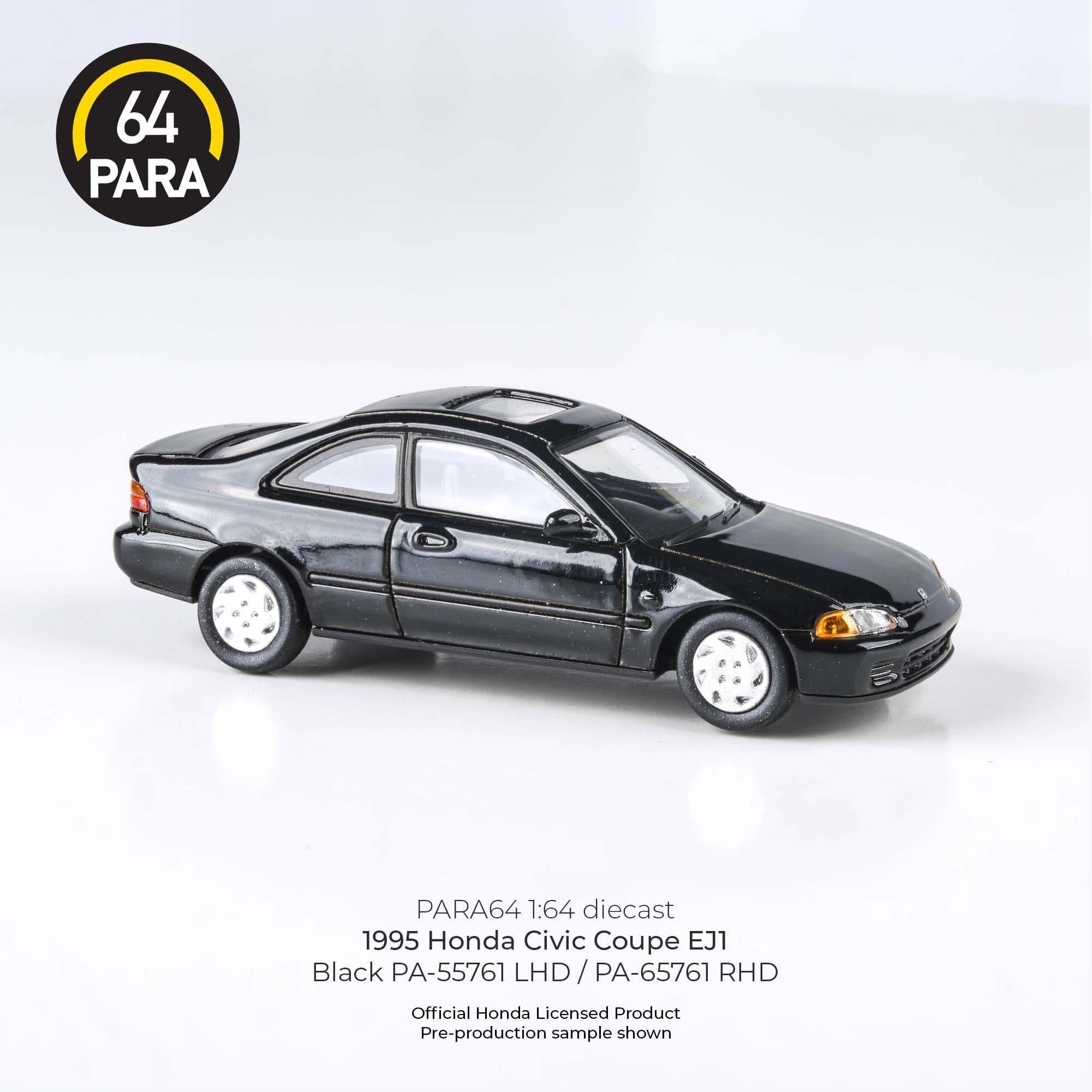 Para64 1995 Honda Civic Coupe EJ1 Black Rhd