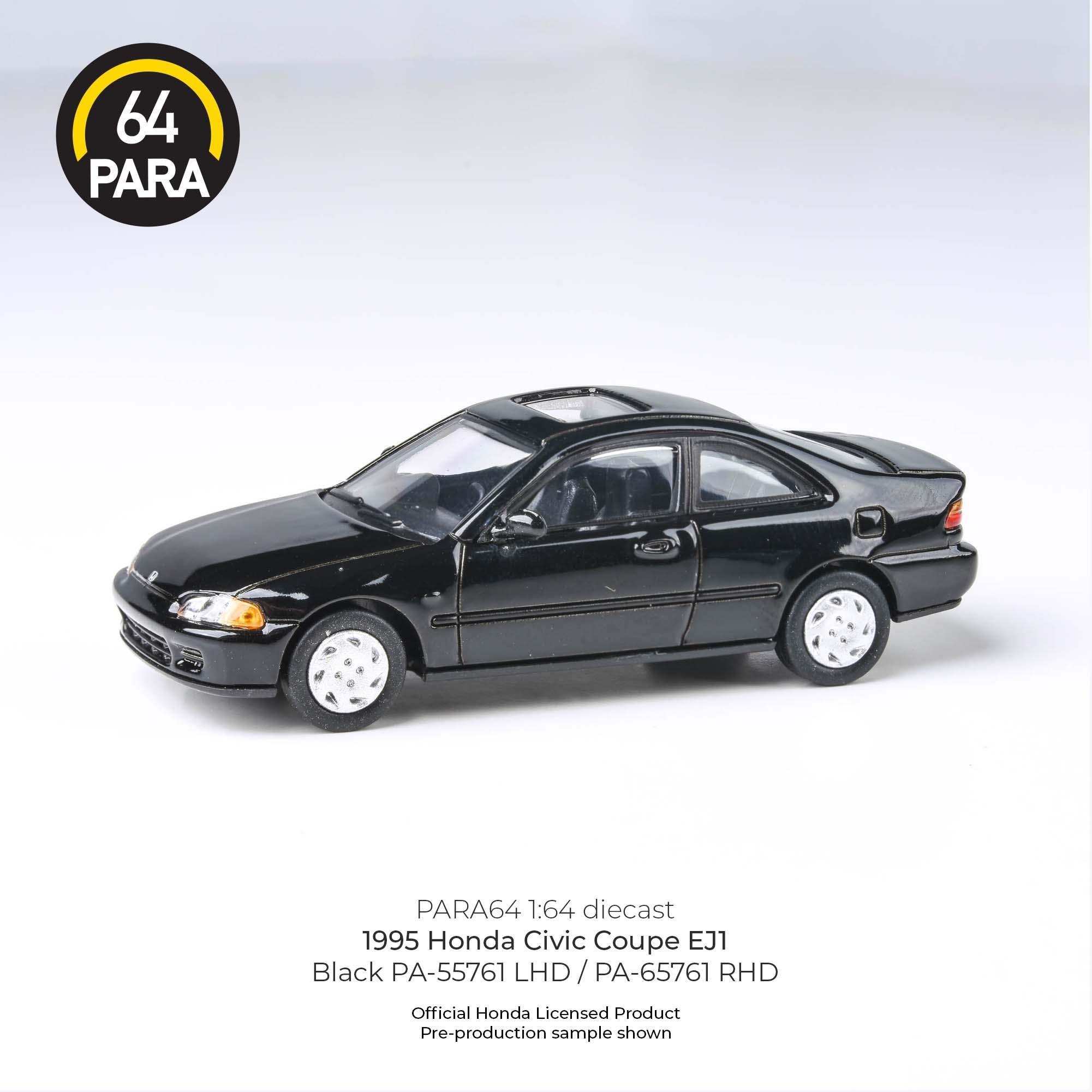 Para64 1995 Honda Civic Coupe EJ1 Black Rhd