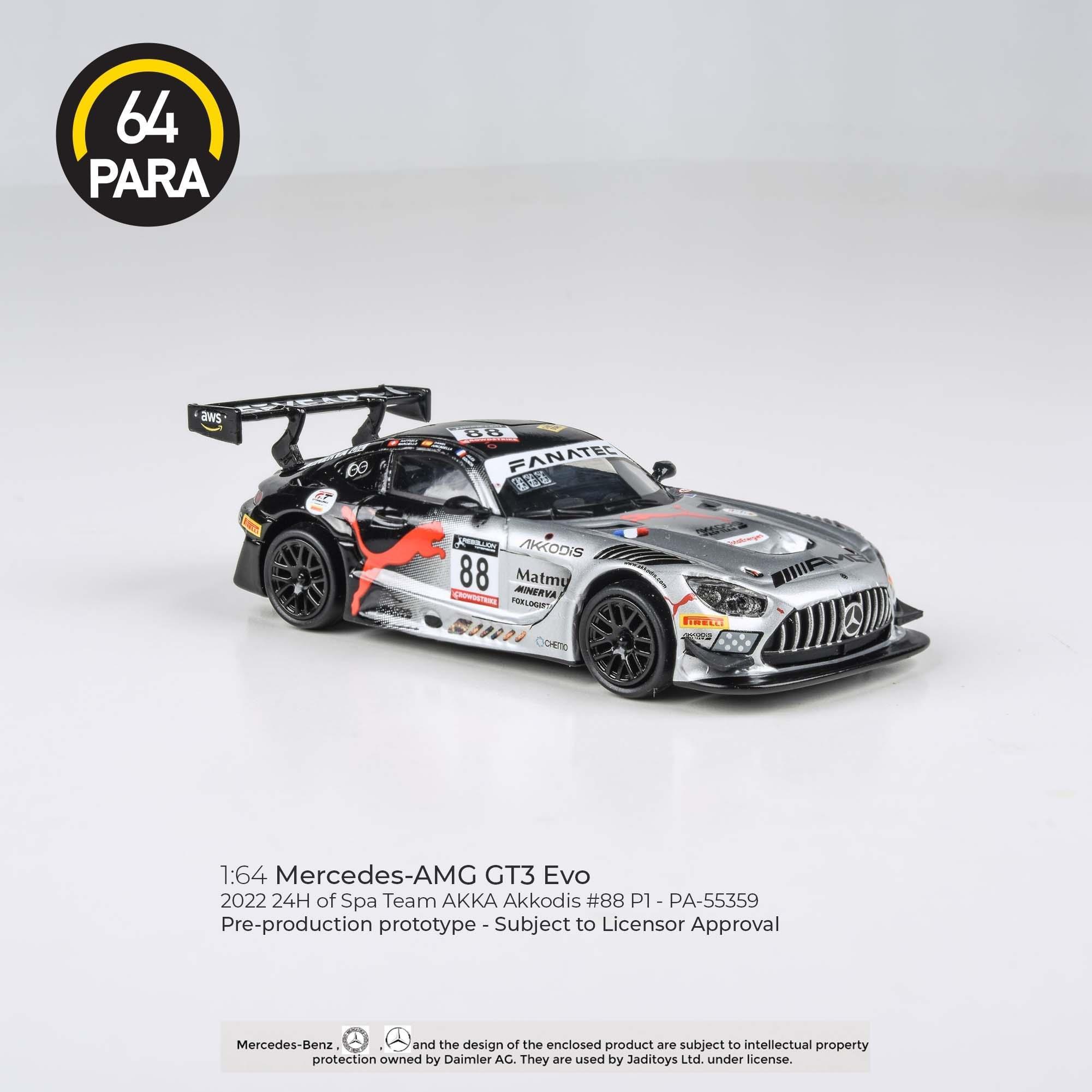Para64 Mercedes AMG GT3 2022 24H Spa Akkodis ASP