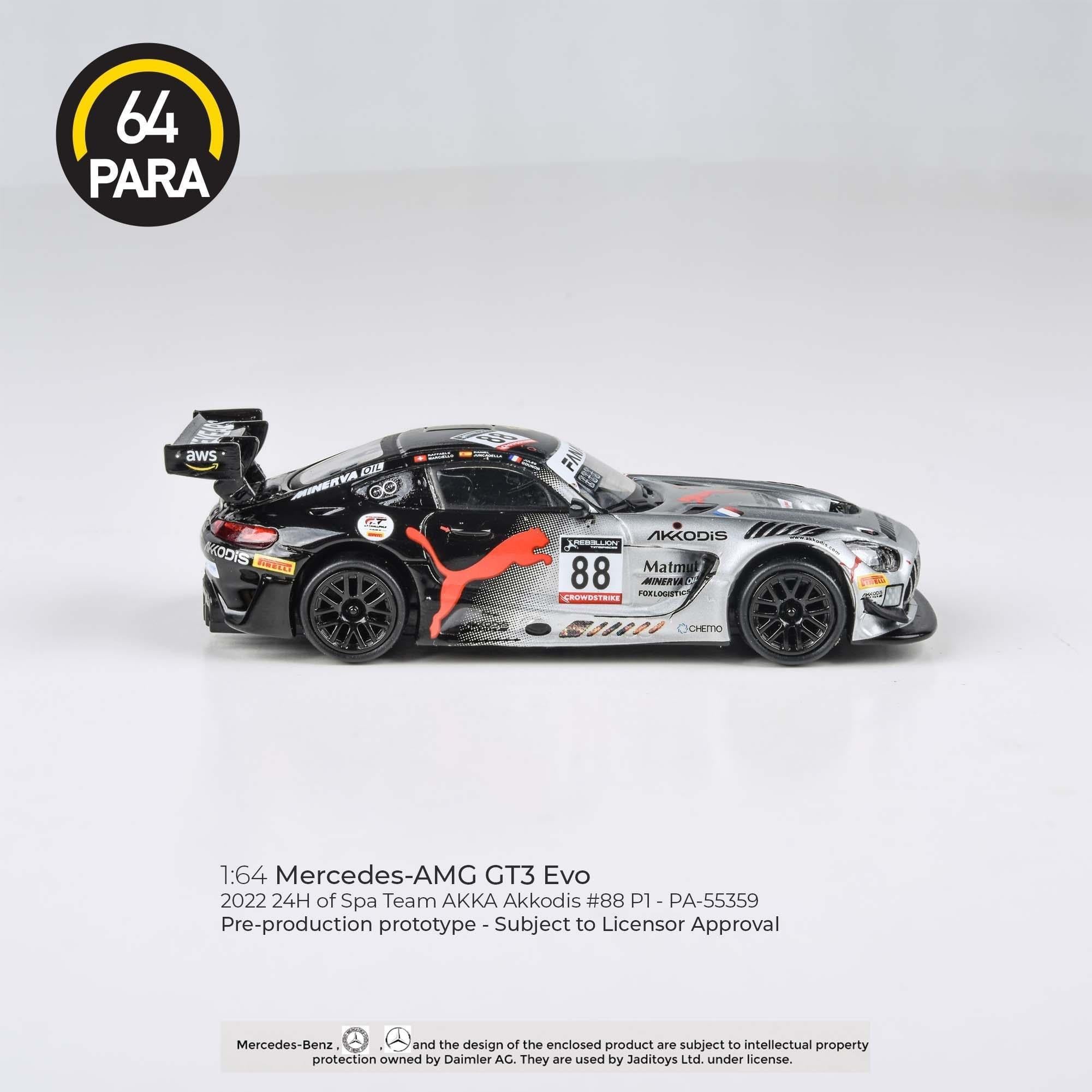 Para64 Mercedes AMG GT3 2022 24H Spa Akkodis ASP