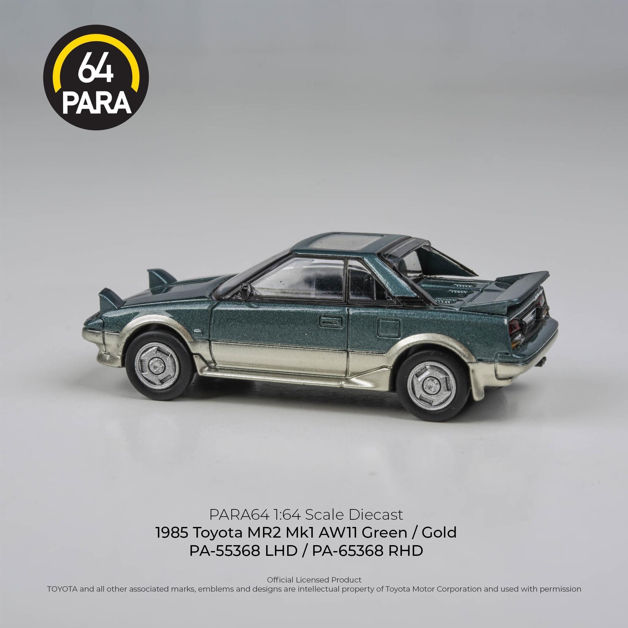 Para64 Toyota 1985 MR2 MK1 Green/Gold