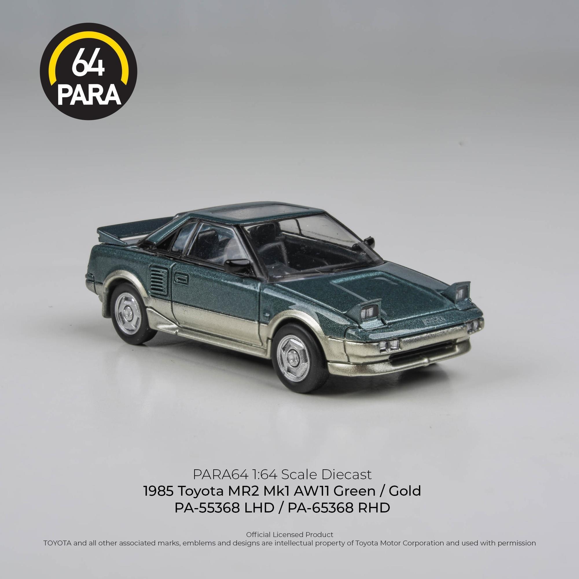 Para64 Toyota 1985 MR2 MK1 Green/Gold