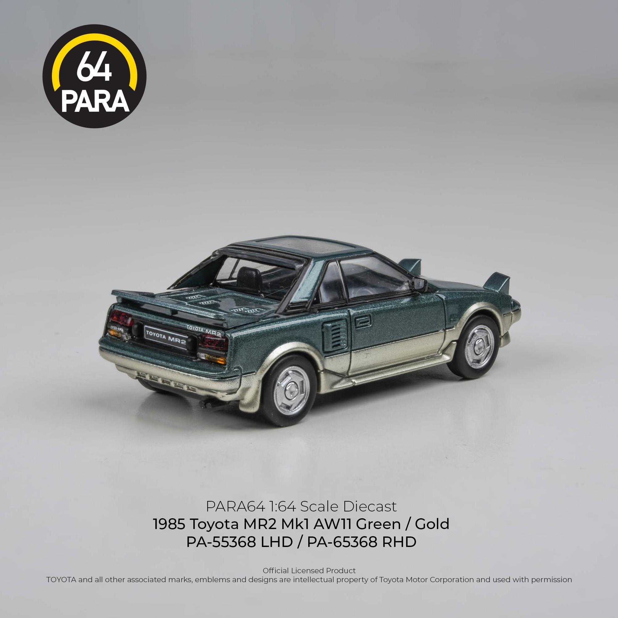 Para64 Toyota 1985 MR2 MK1 Green/Gold