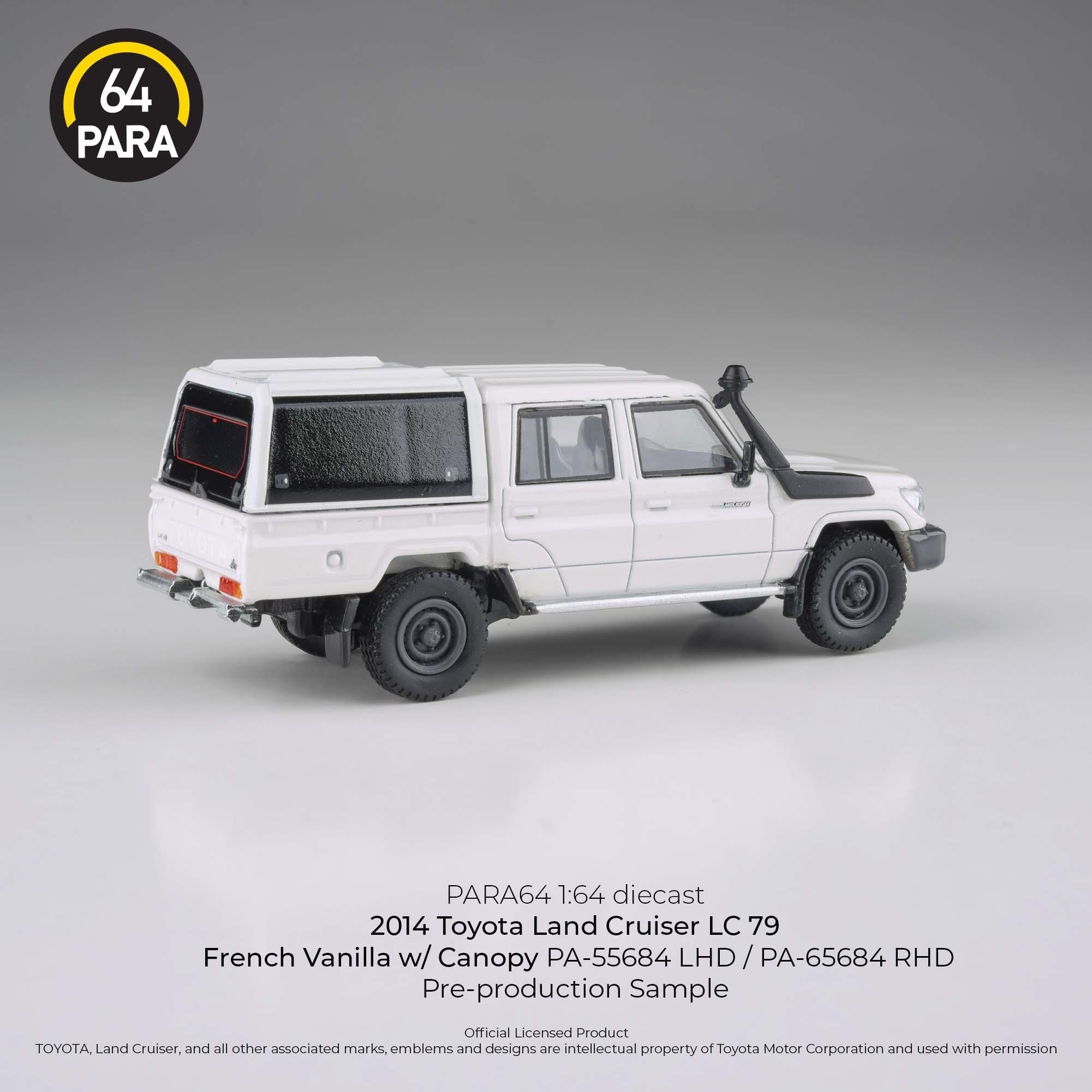 Para64 Toyota Land Cruiser LC 79 2012 French Vanilla with Canopy