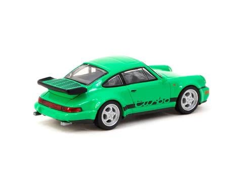 Schuco X Tarmac Works 1/64 Porsche 911 Turbo Green 