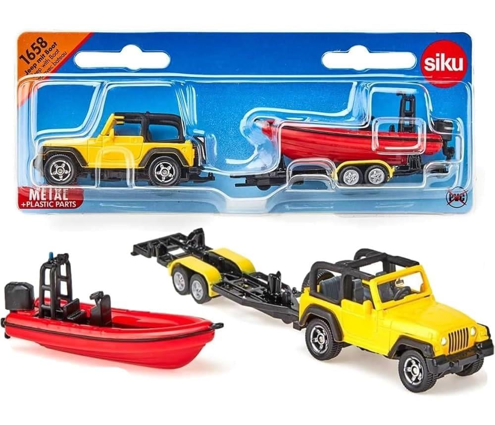 Siku - JEEP with Boat