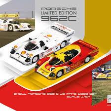 Sparky 1/64 SHELL Porsche 962 C Set (2000 Limited Edition)