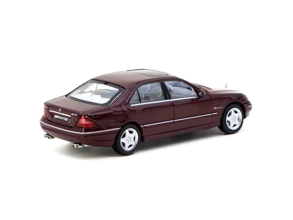 Tarmac Works 1/64 Mercedes-Benz S 55 AMG Bordeaux Red Metallic