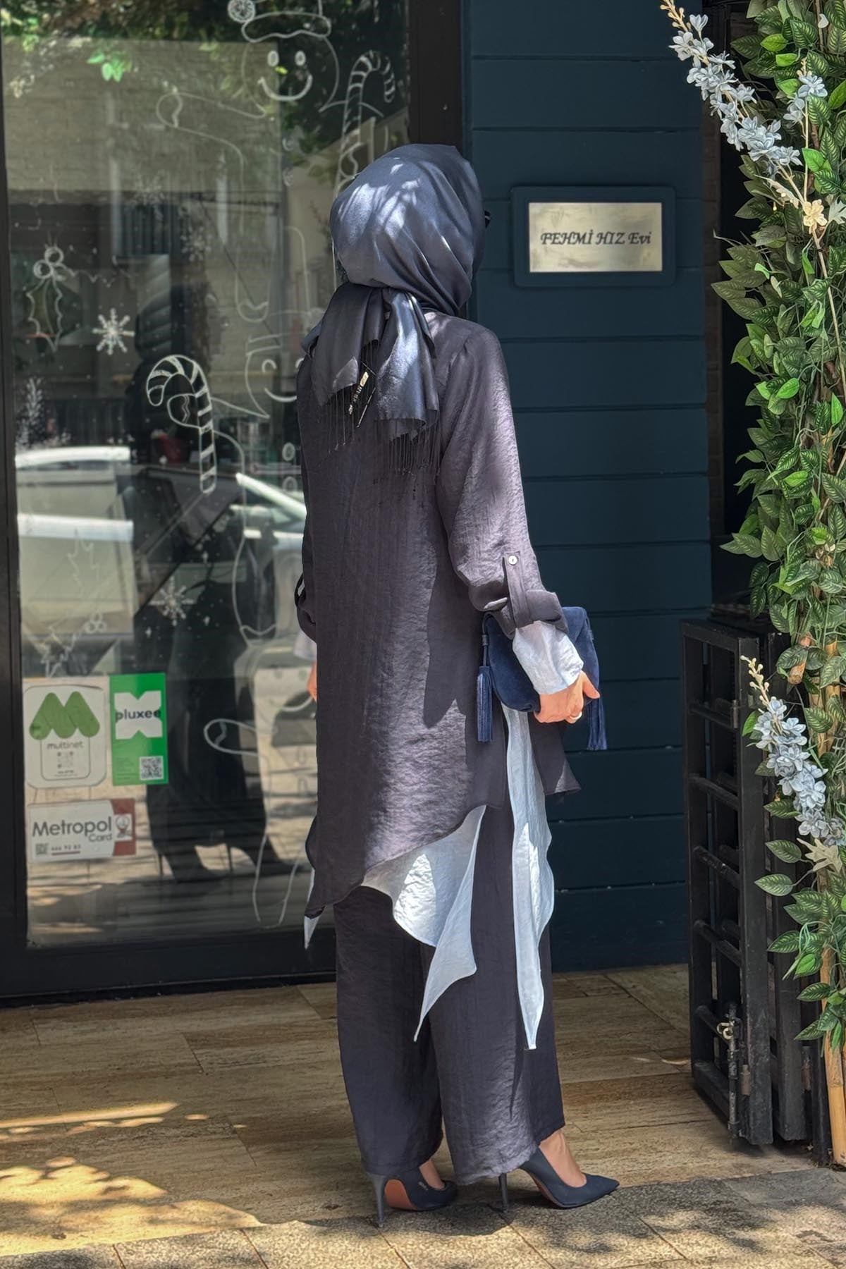 al-MARWAH Pantolnlu Takım 203036 Lacivert