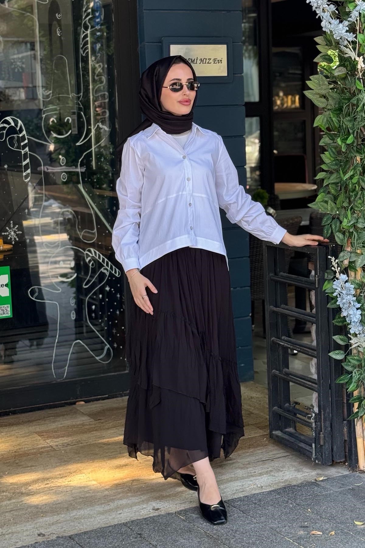 al-MARWAH Tunik 101018 Beyaz