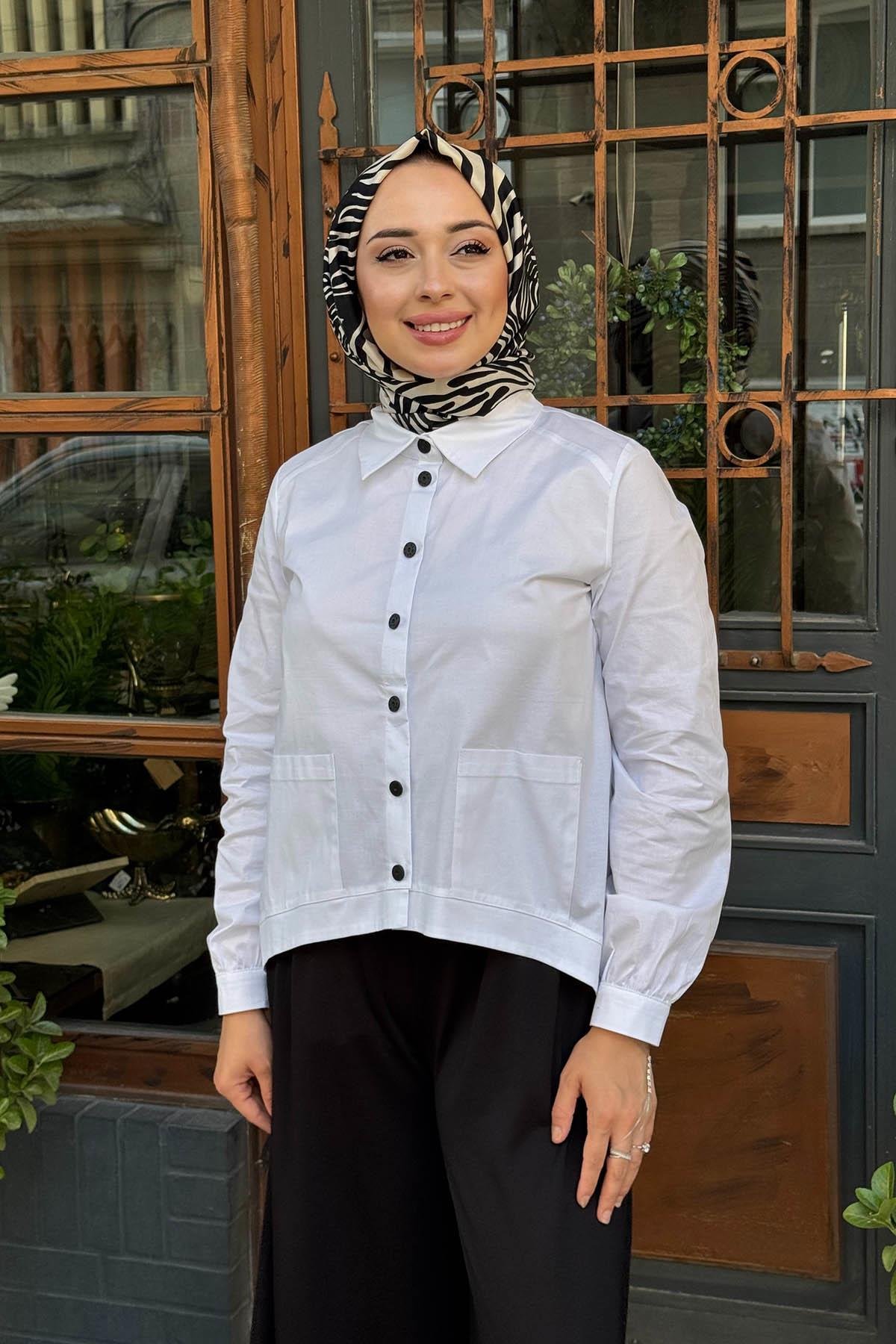 alMARWAH Gömlek 101991 Ekru